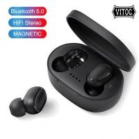 ราคา VITOG A6S Airdots TWS Bluetooth Headsets Wireless Handsfree Earphone Waterproof headphones Noise Cancelling Earbuds With Mic for xiaomi Redmi huawei oppo vivo sony samsung Airdots Android Phone (19084
