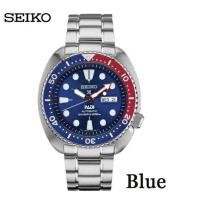 ราคา 2022 Seiko Mens PADI Water Ghost Luminous Quartz Diving Watch Silver Strap Black Red Orange Frame SEO LYUE (19496384716)