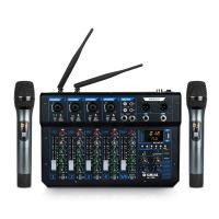 ราคา YAMAHA M1 PRO AUDIO MIXER เครื่องผสมเสียง 6ช่อง ไมโครโฟนไร้สาย Dual Handheld สเตอริโอมิกเซอร์ ไร้สายบลูทู ธ มีช่อง USB สเตอริโอมิกเซอร์ ผสมสัญญาณเสียง (21125879812)