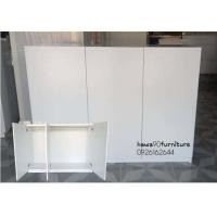 ราคา ตู้เสื้อผ้าเด็ก 3 บานทับขอบ บานเปิดปิดนุ่มนวล soft close (18835742394)