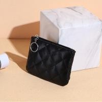 ราคา กระเป๋าสตางค์กระเป๋าสตางค์สั้นสั้นสำหรับผู้หญิงกระเป๋า Dompet Koin กระเป๋าสตางค์ใส่นามบัตรหนัง PU มีซิปกระเป๋าคลัทช์พวงกุญแจแฟชั่น (19689973509)