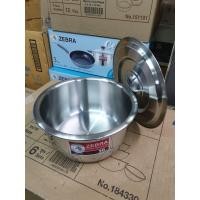 ราคา Zebra หม้อแขก 20 22 24 ซม ตราหัวม้าลาย แยกขายเป็นใบ (13742245101)
