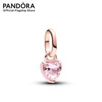 ราคา Pandora Heart 14k rose gold plated mini dangle with orchid pink crystal and pink enamel เครื่องประดับ ต่างหู ต่างหูโรสโกลด์ ต่างหูสีโรสโกลด์ โรสโกลด์ ต่างหูแพนดอร่า แพนดอร่า (21161374690)