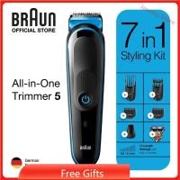 ราคา Braun Hair Clippers for Men MGK3245 7 in 1 Beard Trimmer Mens Grooming Kit Cordless Rechargeable with Gillette ProGlide Razo (18559927897)
