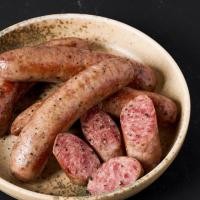 ราคา ไส้กรอกเยอรมันพรีเมี่ยม เนื้อแบรงกัสพริกไทยดำ สูตรโฮมเมด 500g Barbestro บาร์เบสโทร Pepper Brangus German Sausage เนื้อ ไส้กรอกเนื้อ เนื้อวัว พริกไทย (20929289781)