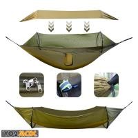 ราคา ส่งด่วนในไทย เปลเดินป่า เปลมุ้ง เปลสนามเดินป่า กันยุง ขนาด 2 90 เมตร พร้อมผ้าใบ กันแดด เปลญวน เปลนอน เปลทหาร (21193311450)