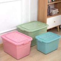 ราคา กล่องเก็บของ S M กล่องเก็บของพลาสติก กล่องพลาสติกมีล้อ กล่องเก็บของมีฝาปิด กล่องเก็บของพลาสติก อเนกประสงค์ขนาดใหญ่ (19338025090)