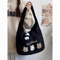 ราคา ส่งจากไทย พร้อมส่ง ใบใหญ่ ผ้าหนาแคนวาส กระเป๋าผ้าสะพายไหล่ กระเป๋าถือ (21135940282)