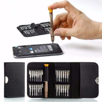 ราคา 25 in 1 ชุดไขควงขนาดเล็กเปลี่ยนหัวได้พร้อมซองหนัง (20983812542)