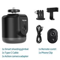 ราคา TELESIN สมาร์ท Gimbal Selfie 360 หมุนอัตโนมัติการติดตามใบหน้า GoPro 10 DJI Osmo Action 2กล้องสมาร์ทโฟน vlog Live (21170464593)