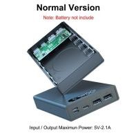 ราคา Wireless Power Bank แบตเตอรี่12V PD QC3 0 USB C ชาร์จไร้สาย DIY Shell 18650 Battery Charger Case สำหรับ iPhone 14 (21170878035)
