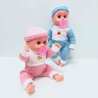ราคา ตุ๊กตา สูง 25 ซม ดึงจุกนม ออก ร้องไห้ เวลา นอน หลับตา แขนขา งอได้ สินค้า ตามรูป ถ่ายรูป จากสินค้า จริง 1101 (20880750412)