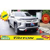 ราคา แต่งรถ Triton สเกิร์ตกันชนหน้า Mitsubishi Triton 2019 2023 รุ่น Xtreamer RBS มีไฟ ส่งฟรี (696400837)