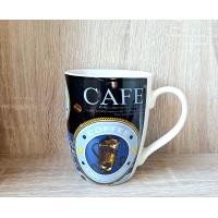 ราคา แก้วกาแฟเซรามิคแก้วมัคลายกาแฟสีเข้มมีหูจับ (21145207187)