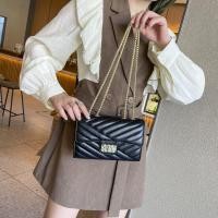 ราคา กระเป๋า Kim Local stock simple versatile dual chain sling bag women (20401594777)