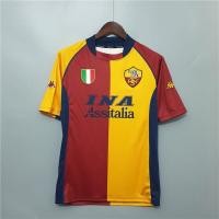 ราคา ขายคุณภาพสูง 01 02 โรมันเหย้าเสื้อวินเทจฟุตบอล Most Popular 01 02 Roma Home Retro Soccer Jersey Football (19852181225)