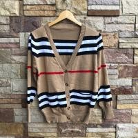 ราคา เสื้อคลุมไหมพรมคาดิแกน ลาย burberry Original (7051508252)