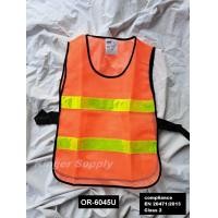 ราคา เสื้อจราจรตาข่าย มีแถบ PVC สะท้อนแสง รุ่น OR 6045U สีส้มแถบสีเหลืองและ รุ่น GR 6045U สีเขียวแถบสีเงิน มีรูระบายอากาศได้ดี (20444075566)