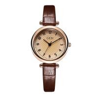 ราคา Gedi New Simple Retro Style Student Small Bamboo Belt Quartz Waterproof Womens Watch (21140304859)