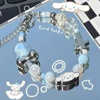 ราคา พร้อมส่ง Bracelet กำไลข้อมือลูกปัดเซรามิก กำไลลูกปัด แบบตะขอปรับระดับ Handmade y2k (20365176877)