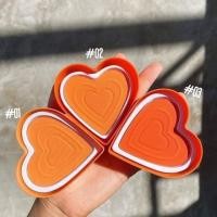 ราคา มีCOD ของแท้ ถูก ปัดแก้มสีส้มพีช kiss beauty Hart Peach Blusher บลัชออนหัวใจ โทนส้มพีช IMAN OF NOBLE Blush No 8350 ปัดสีนี้ดูเด็กมาก (11336260917)