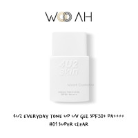ราคา กันแดด 4U2 EVERYDAY TONE UP UV GEL SPF50 PA 01 SUPER CLEAR ไม่มีสีเหมาะสำหรับทุกสภาพผิว กันแดดโทนอัพ ปรับผิวขาวกระจ่างใส (20713548003)