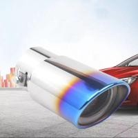 ราคา ฝาครอบปลายท่อไอเสียรถยนต์ ปลายท่อสแตนเลส ปลายท่อแต่งไทเท แบบขันน็อต ทรงปากกลมแบบตรง (20974018206)