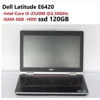 ราคา Dell Latitude E6420 Intel Core i5 Gen2 2520M 2 30 2 50GHz RAM 4GB HDD SSD 120GB เครื่องแบตไม่เก็บไฟ (19724950177)