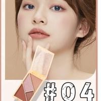 ราคา พาเลทตา พาเลทอายแชโดว์ อายแชโดว์พาเลท อายแชโดว์เนื้อแมท อายแชโดว์ประกายมุก4 สี 5205 (20736433131)