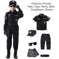 ราคา ชุดตำรวจสำหรับเด็กเด็กผู้ชายเด็กผู้หญิงชุดเจ้าหน้าที่ตำรวจพิเศษตำรวจเครื่องแบบทหารเล็กชุดหน่วยคอมมานโดชุดการเล่นบทบาทฮาโลวีนโรงเรียนอนุบาล (20058858468)
