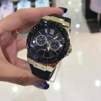 ราคา สินค้าพร้อมส่ง กล่อง นาฬิกาข้อมือแบรนด์ guess สายเรซินน้ำเงิน ขอบเพชรโรสโกลด์ ปั้มฝาหลัง สามารถกันน้ำได้ สำหรับผู้หญิง รับประกันคุณภาพ (12440923394)