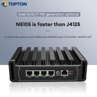 ราคา Solid Built Fanless 2 5G Soft Router Celeron N5105 4 Intel I225 2500M Lan 2xDDR4 NVMe DP HD MI PfSense Firewall PC OPNsense (16386305318)