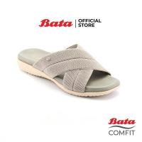 ราคา Bata บาจา Comfit รองเท้าเพื่อสุขภาพ รองเท้าแตะลำลองแบบสวม น้ำหนักเบา สำหรับผู้หญิง สีเทา รหัส 6618807 สีดำ รหัส 6616807 (17437575005)