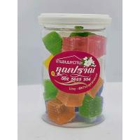 ราคา วุ้นกรอบ คุณปราณี ขนมไทยโบราณสูตรเพชรบุรี เจ ขนาด 160 กรัม กระป๋องสูง (21213761770)