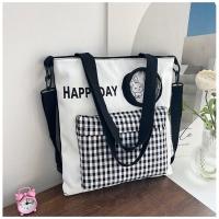 ราคา กระเป๋าผ้า canvas ใบใหญ่ แคนวาสใบใหญ่ใส่ได้ใส่ของได้เยอะ มีหลายช่องใส่ของได้ (19825279224)