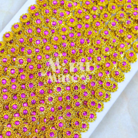 ราคา สังวาลย์ สังวาลย์เพชร แบ่งขาย 1 หลา สังวาล ทับทิมประดับ ติดเพชร เพชรเส้น พลอยเส้น พลอยเทียม ทับทิมคละสี DIY (20198905567)