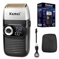 ราคา Kemei เครื่องโกนหนวดไฟฟ้าสำหรับผู้ชาย เครื่องโกนหนวดไฟฟ้าแบบมืออาชีพที่มีประสิทธิภาพสำหรับช่างตัดผม KM 2026 (21170635617)