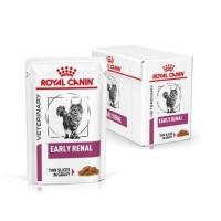 ราคา ยกกล่อง 12 ซองRoyal Canin Early Renal Pouch 85g อาหารแมวรักษาโรคไต ระยะเริ่มต้นหรือมีความเสี่ยงที่จะเป็น (20607277290)