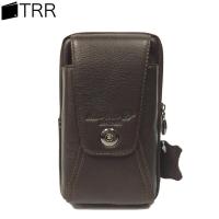 ราคา THAILEATHERGOODS กระเป๋าใส่มือถือสมาร์ทโฟน หนังแท้ กระเป๋าหนังร้อยเข็มขัด ทรงตั้ง รุ่นฝาหน้ายาว (705952222)
