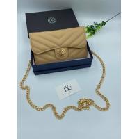 ราคา กระเป๋าสะพายข้าง กระเป๋าสะพายสายโซ่ถอดได้lynขนาด 8 นิ้วมีช่องซิบช่องใส่บัตรได้ งานสวยพร้อมส่งมีอุปกรณ์ครบ (19447939117)