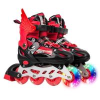 ราคา รองเท้าสเก็ต โรลเลอร์เบลด Roller Skate D202 Red (21135033523)