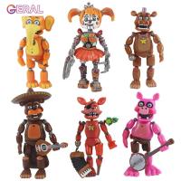 ราคา FNAF Five Nights ที่ Freddy S Nightmare Freddy ชิก้าบอนนี่ Funtime Foxy PVC ตัวเลขการกระทำของเล่น6ชิ้น เซ็ต (12888752182)