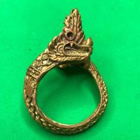 ราคา แหวนพญานาค 1เศียร ฟรีไซต์ปรับขนาดได้ (5432506544)