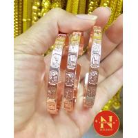 ราคา กำไล 12 ราศี ขนาด 6 มิม ทองเงินนาค งานหุ้มทอง งานเศษทอง หุ้มทอง 24K เครื่องประดับทองโคลนนิ่ง สีสวยเสมือนจริง ห้างทองนพคุณ (19933746368)