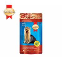 ราคา Smartheart Pouch สมาร์ทฮาร์ท อาหารเปียกสุนัข แบบซอง ขนาด 120 130 กรัม คละรส 1 ซอง (17205519398)