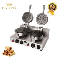 ราคา Fry King รุ่น FR 2 เครื่องทำทองม้วนคู่ กำลังไฟ 1000Wx2 เตาเคลือบ non stick (11450283992)
