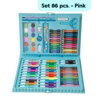 ราคา ชุดระบายสี 42 86 ชิ้น ชุดวาดภาพระบายสี อุปกรณ์ระบายสี ของขวัญด้านศิลปะ สำหรับเด็กหญิงและชาย พร้อมส่งในไทย (20445944525)