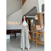 ราคา จัดส่งเร็ว WT15 รุ่น Classic Pants ทรงกระบอกใหญ่ ผ้าลินลี่พรีเมี่ยม กางเกงแฟชั่นผู้หญิง กางเกงทรงกระบอก กางเกงผู้หญิงขายาว กางเกงขายาวสีดำ กางเกงทำงาน ผญ กางเกงทำงานผู้หญิง กางเกงทำงาน ผู้หญิง (205551