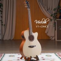 ราคา Veelah V1D V1DC V1DM V1GA V1OM V1OMC V1OMMC V1DCE V1DMCE V1GACE V1OMCE V1OME กีตาร์โปร่ง ฟรี กระเป๋า และอุปกรณ์ Music Arms (16774415649)