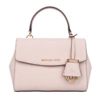 ราคา กระเป๋าถือ Michael Kors แท้ หนังแท้ หนัง Saffiano ฟอกแบบกันรอยขีดข่วน หรูหรา มีสายยาว ใบเล็ก ทรงยอดนิยม MICHAEL KORS Ava XS Crossbody Leather (20414712724)